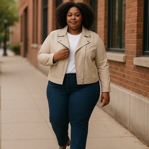 New York & Co. | Curvy High Rise Bootcut Jeans 18 / DARK BLUE WASH SIZE 18